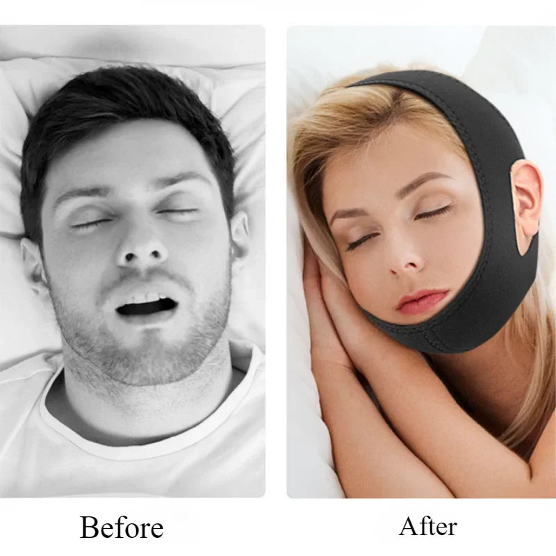 Ceinture anti-ronflement : Protection contre le ronflement, aide au sommeil paisible pour homme et femme!